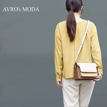 Бренд AVRO MODA, дизайнерские сумки из натуральной кожи на плечо для женщин,, Дамская мода, через плечо, большая емкость, Ретро стиль, сумка-мессенджер