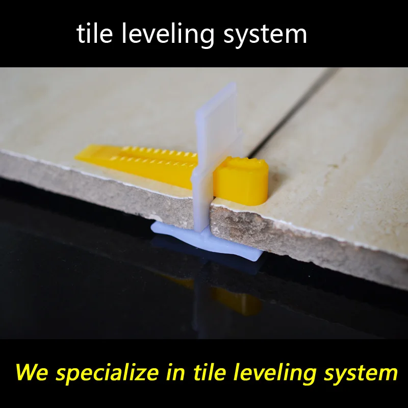 

Tile leveling system FG1 for thickness of 9mm to 13mm tile sold by sets 100pcs clips and 100pcs wedges