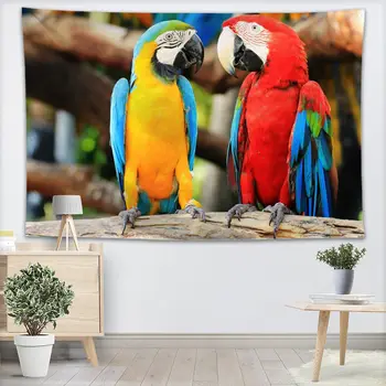 

Custom Tapestry Funny Bird Tapestry Wall Hanging Tapestries Forest Tapestry Bedspread Yoga Mat Blanket Bed Table Cloth