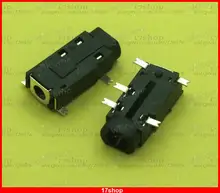 500PCS 5 Pin SMT SMD 1 8 3 5mm Socket Stereo Jack Audio for Headphones PJ 381