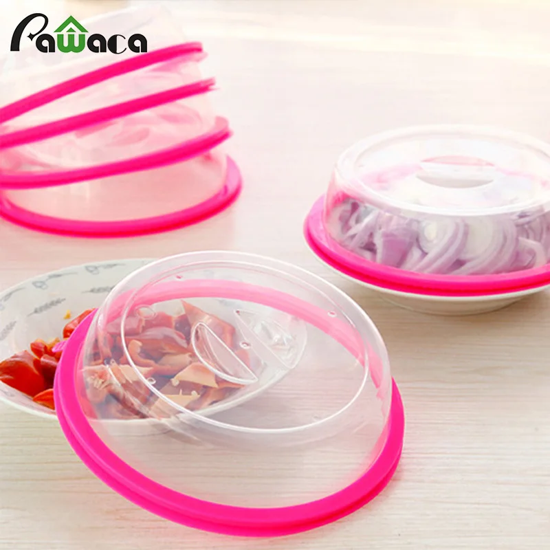 

1Pc Stacked Freezer Food Fresh Keep Lid Overlay Sealing Cover Microwave Heating Lid Refrigerator Plate Cover Cap Sealer Crisper
