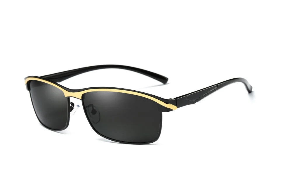 Новые мужские и женские поляризованные солнцезащитные очки, модные солнцезащитные очки, Брендовые женские поляризованные солнцезащитные очки для спорта на открытом воздухе, украшения - Название цвета: Черный
