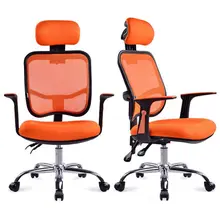 0% A поднимающееся офисное кресло с губкой наполнитель поворотный стул сетка Эксклюзивный стул с шкивом эргономичное компьютерное игровое кресло