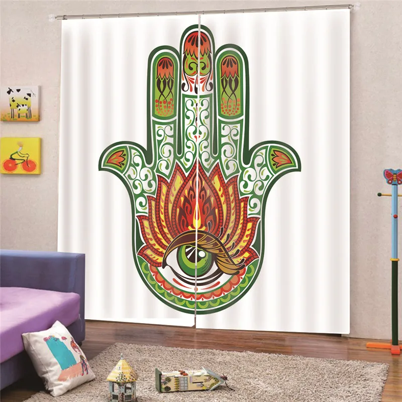 3D Digital Print Finger Citron Curtain Window For Living Room Kitchen Modern Window Treatments Curtain Home Decor Draps AP18