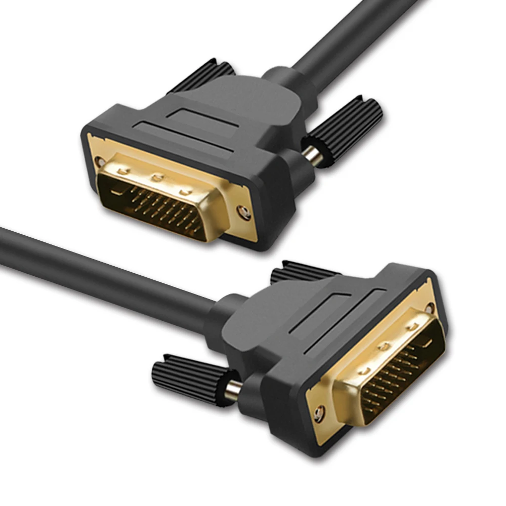 

DVI Cable DVI To DVI-D 24+1 Gold Plug Male-Male 1m 2m 3m 5m For PC Project Monitor Video Cable DVI