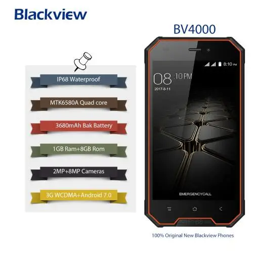 Original Blackview BV4000 Pro IP68 Waterproof 2GB