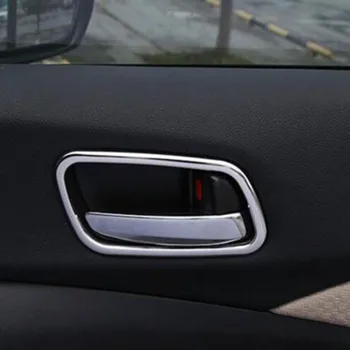 

For Honda CRV CR-V 2012-2016 Stainless Steel Car Inner Door Bowl Protector Frame Cover Trim sticker Car Styling Accessories