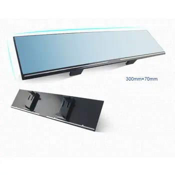

Car Rearview Mirror Modified Wide-Angle Plane Mirror Large Views Rectangular Auto Anti-Glare Reflector Mirror Accessories