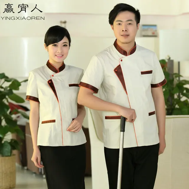 Cleaning service cleaning service summer short sleeve uniform cleaning