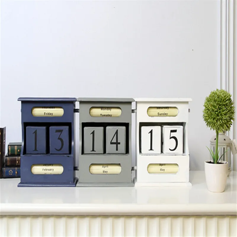 arts crafts home office table coloffice vintage mediterranean style wood perpetual calendar diy art crafts home office school desk decoration giftsin from arts crafts home office table coloffice vintage mediterranean style wood perpetual calendar diy art crafts home office school desk decoration giftsin from