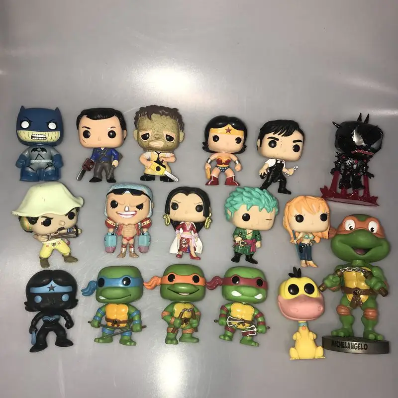 Funko pop Blackest Night Batman, ASH, Texas, one piece, черепаха, чудо-женщина, утка, Веном Железный человек, Виниловая фигурка, свободная игрушка