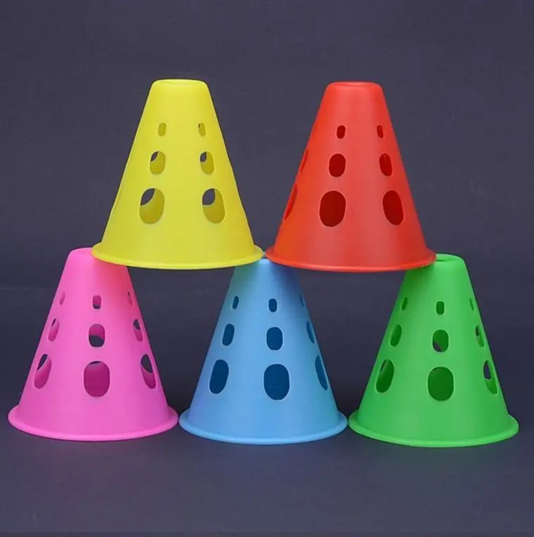 

Anti-Wind Inline Skate Agility training Marker Slalom Roller Skating Marking Cones Freestyle Slalom Skate Pile cup,free shipping