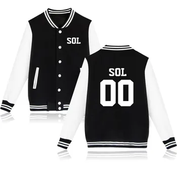 

New Arrival Streetwear Clothing Bigbang Young Music Team Jacket Print D-LITE V.I SOL Fashion Baseball Uniform