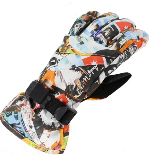

8-14 years old children ski gloves teenager skateboarding skiing gloves big child winter outdoor waterproof warm sports gloves