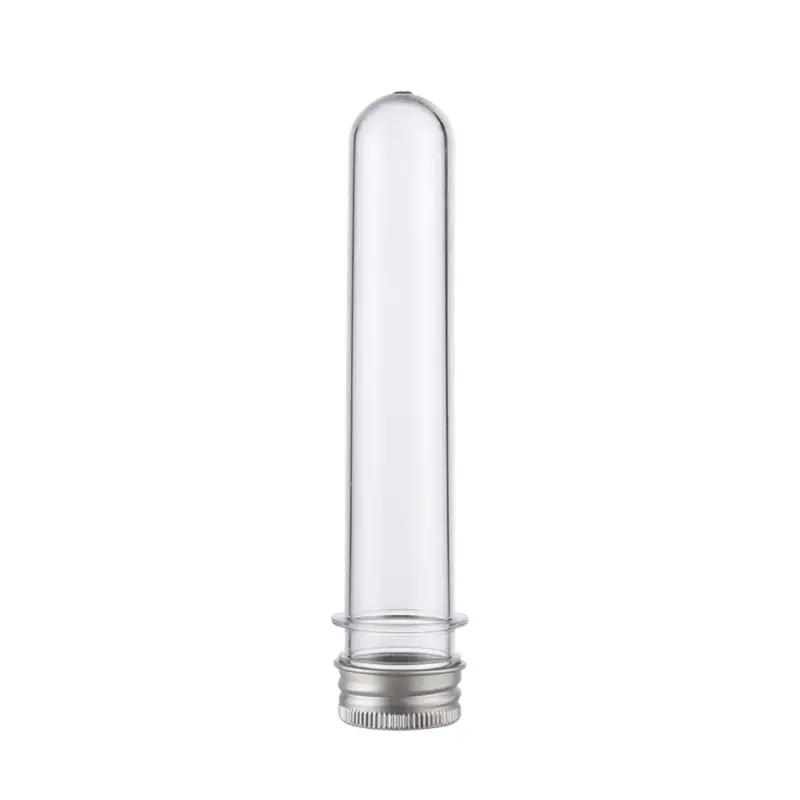 

10Pcs Plastic Test Tubes Clear and Transparent Candy Storage Containers with Screw Caps 40ml