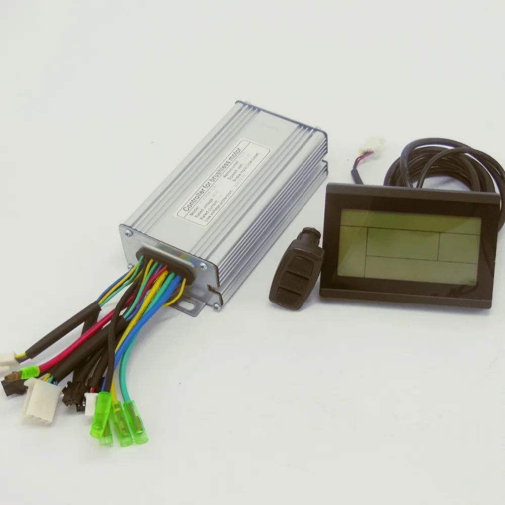 Perfect 36V 48V 500W 25Amax Brushless DC Motor Controller Ebike LCD3 KUNTENG LCD Controller +KT-LCD3 Display One Set 0