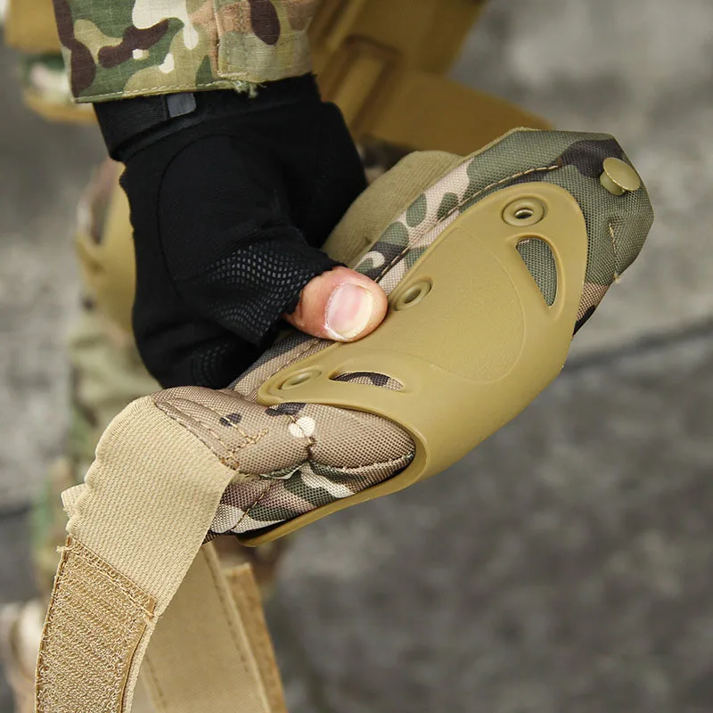 Tactical KneePad Elbow Pad Military Knee Elbow Protector Army Airsoft Outdoor Sport Working Hunting Skating Safety Gear Kneecap