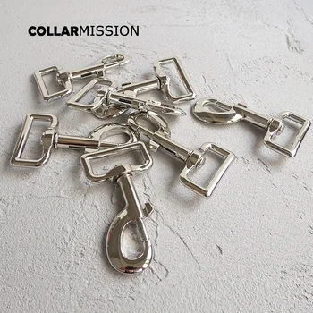 

10pcs/lot Diy dog collar metal buckle bag pet leash backpacks accessories 30mm top quality Zinc Alloy swivel snap hooks PK30Y