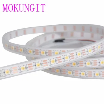 

20M 4X5M SK6812 WWA(Warm white/Cool white/Amber) 30 60 74 96 LEDs/Pixels/m 3 in 1 5050 SMD led strip programmable Addressable