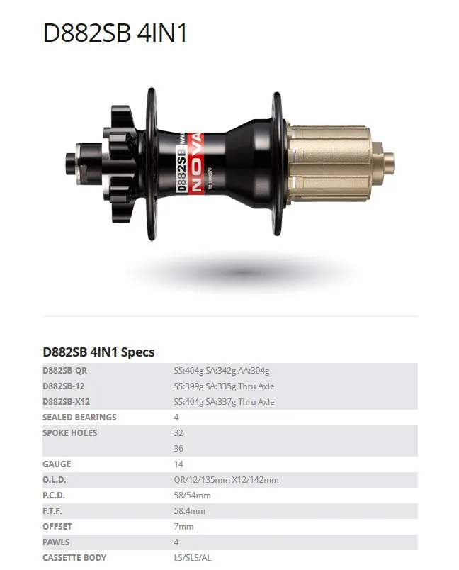 Novatec D882SB