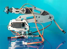 Abb Industrial Robot 688 Mechanical Arm 100% Alloy Manipulator 6-Axis Robot arm Rack with 6 Servos industrial robot 3d rotate mechanical arm alloy manipulator 6 dof robot arm rack with 996 servos 1 alloy gripper controller