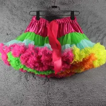 Горячая Распродажа для маленьких девочек Prettiskirt Радужная юбка-пачка детская одежда фабрики direct.0-16 лет