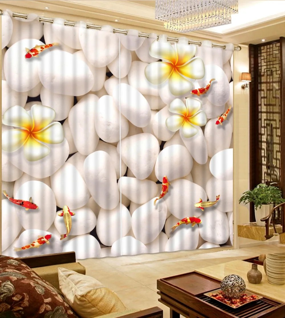 Us 84 0 58 Off Top Classic 3d European Style Yellow Flowr White Stone Fashion Decor Home Decoration For Bedroom In Curtains From Home Garden On