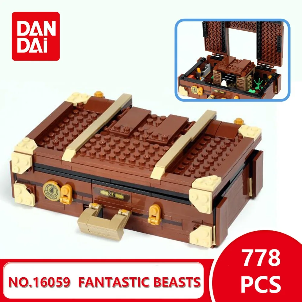 

2018 Fantastic Beasts and Where to Find Them Suitcase 75952 Amazing Animals New Legoingly Bricks Building Blocks DIY Toys GK30