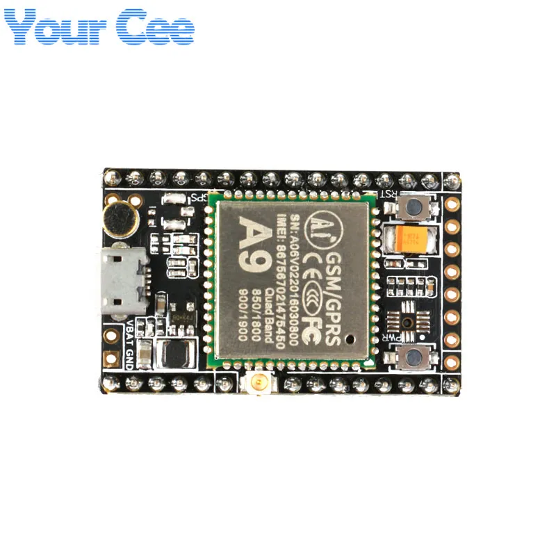 GPRS GSM модуль A9 основная плата модуль пудинг макетная плата SMS Голосовая Беспроводная передача данных IOT