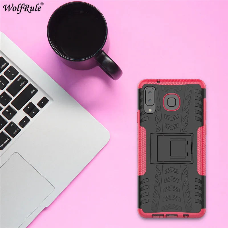 

For Cover Samsung Galaxy A8 Star Case TPU&PC Holder Armor Phone Case For Samsung Galaxy A8 Star Cover For Samsung A9 Star 6.3''