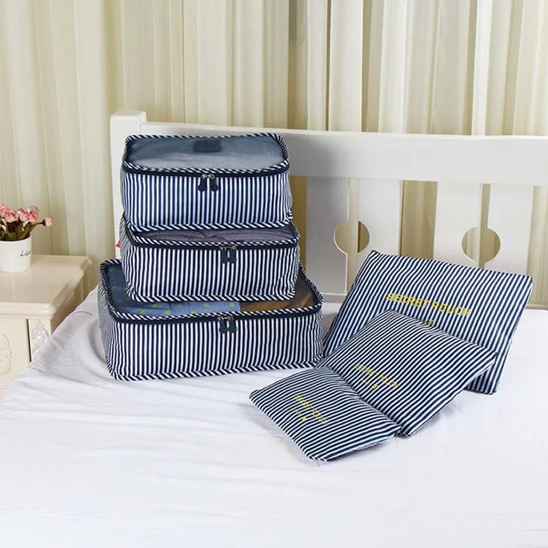 Navy blue stripes