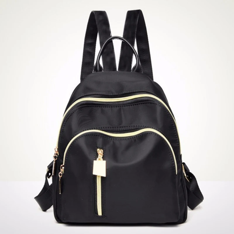 Yogodlns, повседневный мини-рюкзак для женщин, черный, Оксфорд, школьная сумка для девочек-подростков, нейлоновый рюкзак для путешествий, женский рюкзак