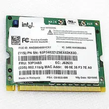 Карта беспроводного адаптера для intel 2200BG беспроводная Wifi G mini pci карта для IBM Thinkpad lenovo T40 T41 X40