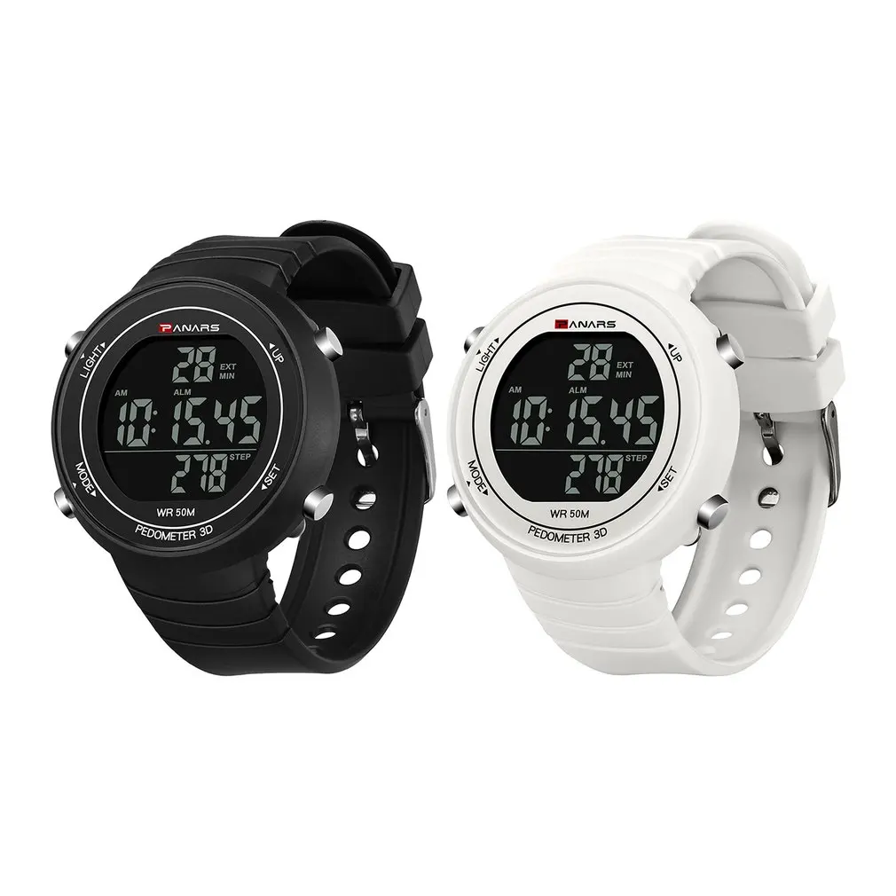 8201 многофункциональные спортивные водонепроницаемые электронные часы, мужские спортивные цифровые светодиодный наручные часы, электронные часы