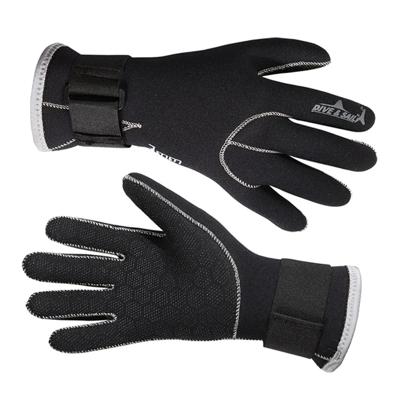 Новые 3 мм полный палец неопреновые перчатки для дайвинга плавание сохраняет тепло оборудование для плавания и ныряния перчатки