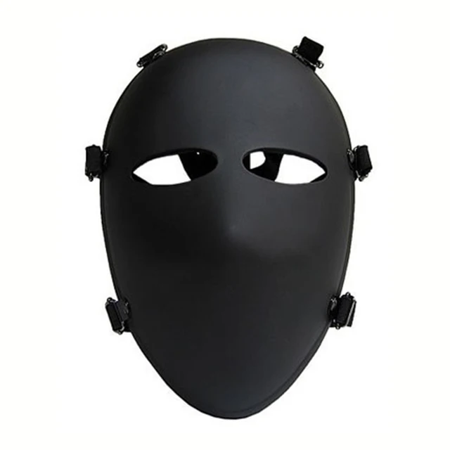 Buy Bulletproof Mask Black Full Face Protective Mask