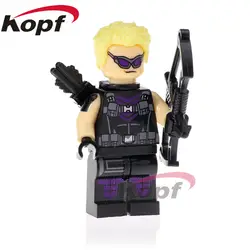 XH 870 Super Heroes Hawkeye Бесконечность войны цифры Зимний Солдат Алая ведьма Туманность строительные блоки игрушки кирпичи для детей