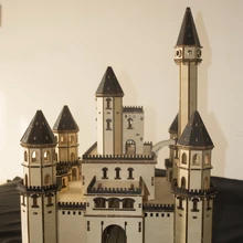 ZHL сказочный замок черная Модель Дерево