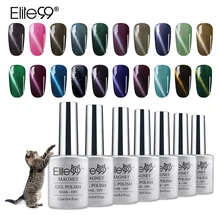 Elite99 12ml Cat Eye Gel Nail Polish Soak Off Magnetic UV Gel Varnish Nail Art Manicure Gel Semi Permanent 3D Effect Gel Lacquer
