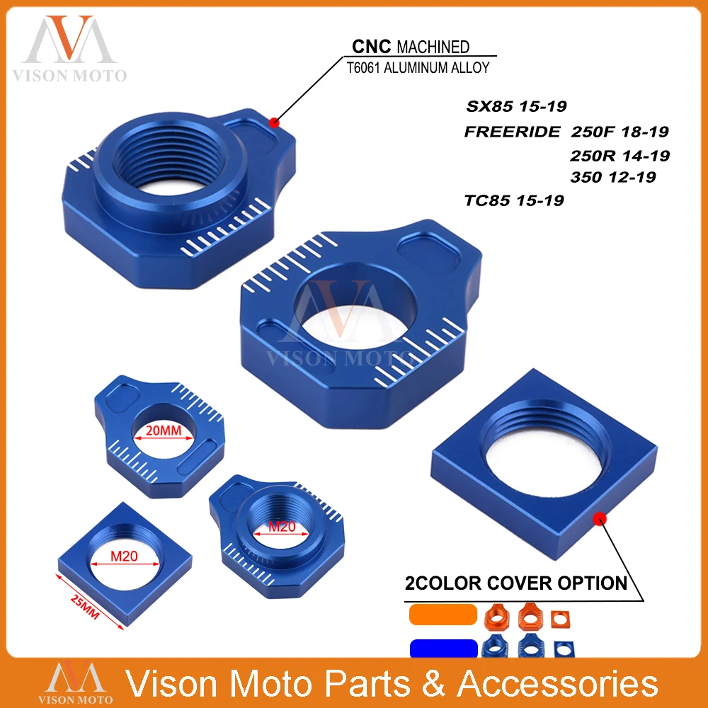 CNC сзади сеть Adjuster мост блок для KTM SX85 2015 2016 2017 2018 2019 FREERIDE 250F 18-19 Фрирайд 250R 14-19 Фрирайд 350