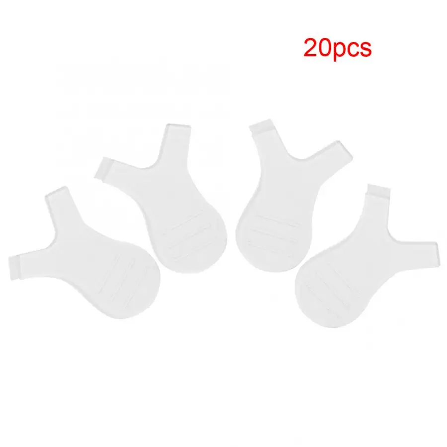 

20Pcs Plastic Eyelash Permanent Perm Curler Curling Root Lifting False Fake Eyelash Shield Pad Gasket Eyelash Assistant