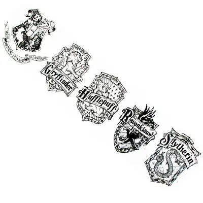 

Temporary Tattoo Sticker Fake Tatto Harry Potter Hogwarts School of Witchcraft and Wizardry Flash Tatoo For Men Women Kids Girl