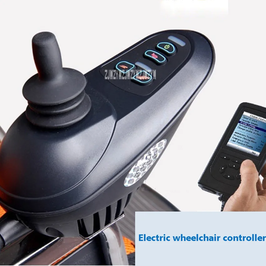 

New Arrival DC 24V 50A Universal 360 Degrees Brush Motor Joystick Controller 5 Files Adjustable Electric Wheelchair Controller