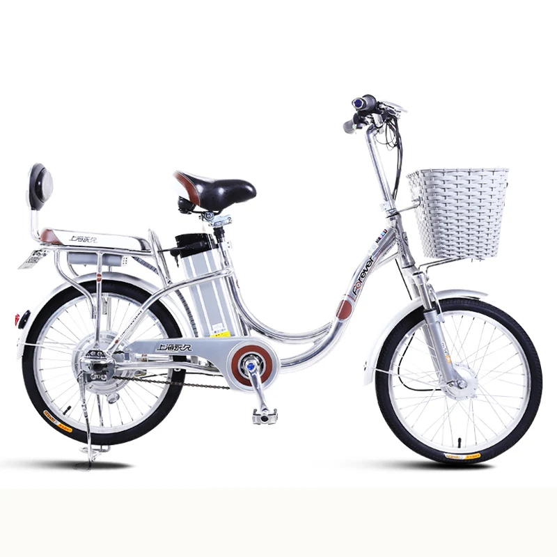 Top 16-22inch Urban electric bicycle 48V12-15AH lithium battery 240w high speed motor Aluminum alloy electric bike Princess bicycl 1