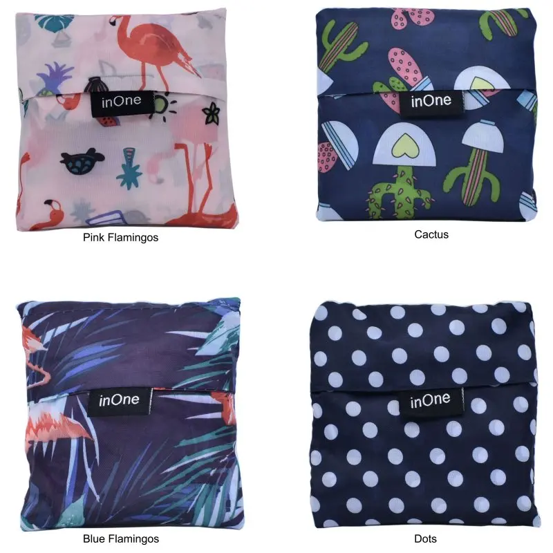 INONE 2019 Women Foldable Folding Eco Shopping Bag Tote Pouch Portable Reusable Grocery Storage Bag Print Cactus Outlet Closeout INONE 2019 Women Foldable Folding Eco Shopping Bag Tote Pouch Portable Reusable Grocery Storage Bag Print Cactus Outlet Closeout