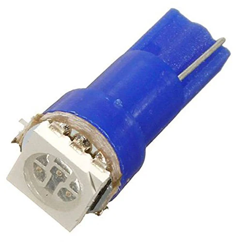 

10 x T5 LED 5050 SMD Auto Dashboard Bulb Car 37 58 70 73 74 DC 12V Blue Light
