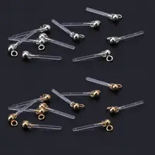 10 шт гипоаллергенные Прозрачные Серьги конвертер ювелирных изделий для Пирсинга Ушей украшение для ушей аксессуар