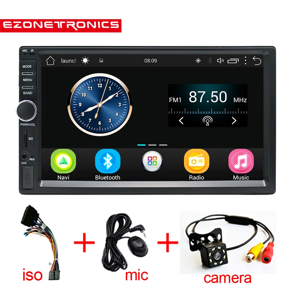 Vente Auto 2 Din Android 6.0 Voiture Radio Stéréo 7 \