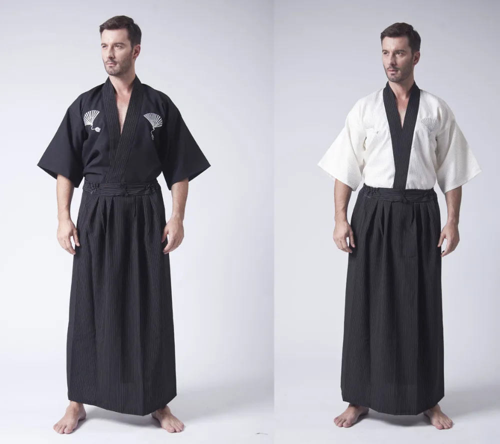 Hot New Style Japan Uniform Men's Yukata Japanese Haori Kimono Robe ...