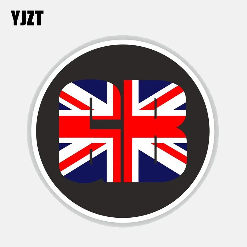 YJZT 11 см * круглая GB Великобритания мотоцикл автомобиль стикер аксессуары 6-2756 |